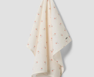 Pearl Posy Bud Linen Blend Tea Towel