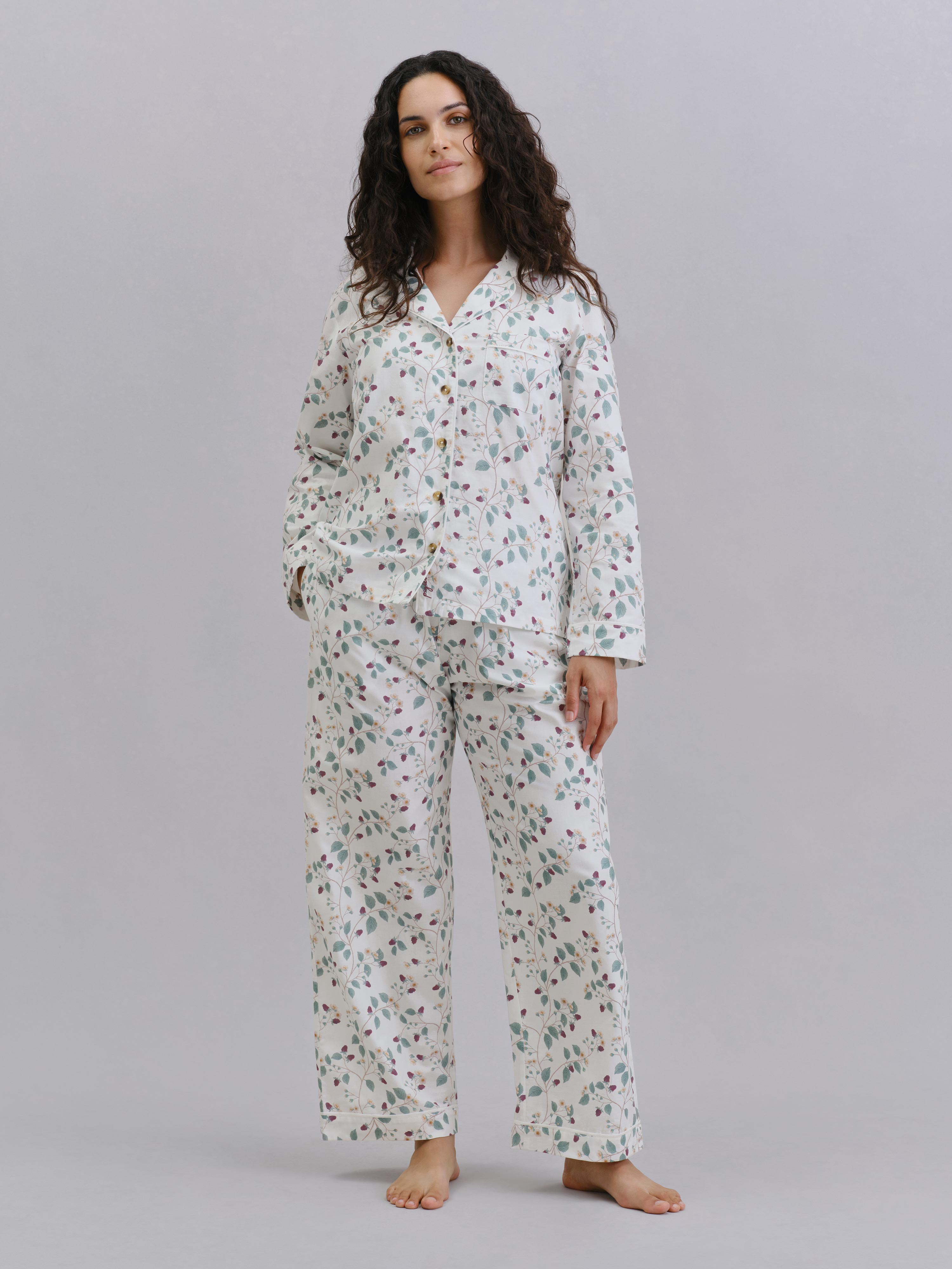 Blackberry Bramble Cotton Trouser Set
