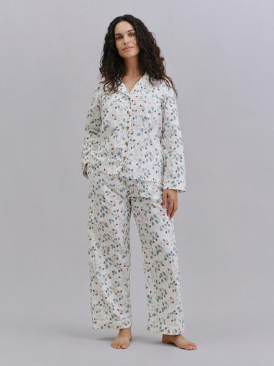 Blackberry Bramble Cotton Trouser Set
