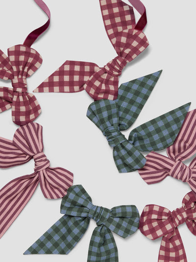 Bow Linen Blend Garland detail