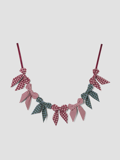 Bow Linen Blend Garland