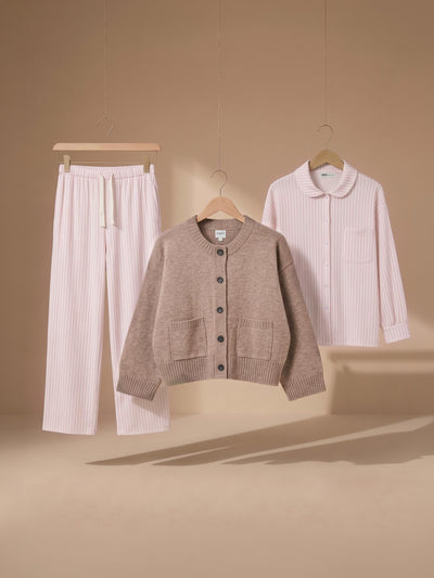 Cosy Winter Striped Loungewear Gift Set