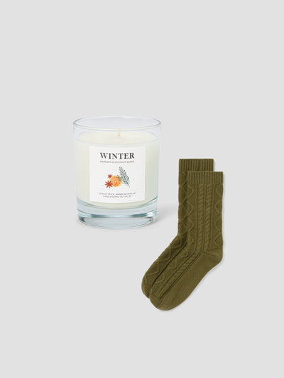 Botanical Green Perfect Piglet Stocking Fillers: Cosy