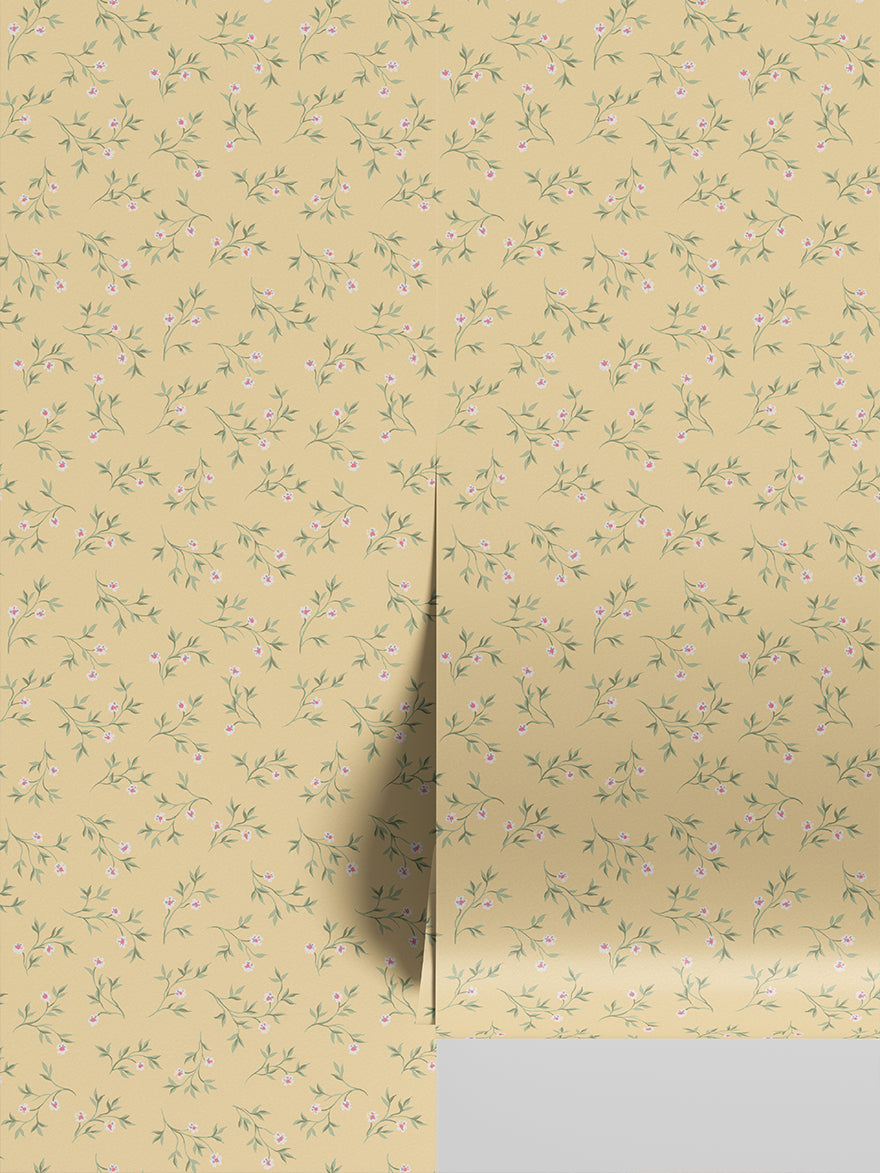 Chamomile Spring Sprig Wallpaper