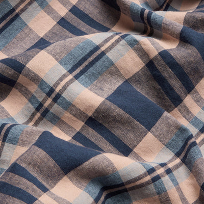 Atlantic Dallington Check Linen Blend Duvet Cover - alternate image