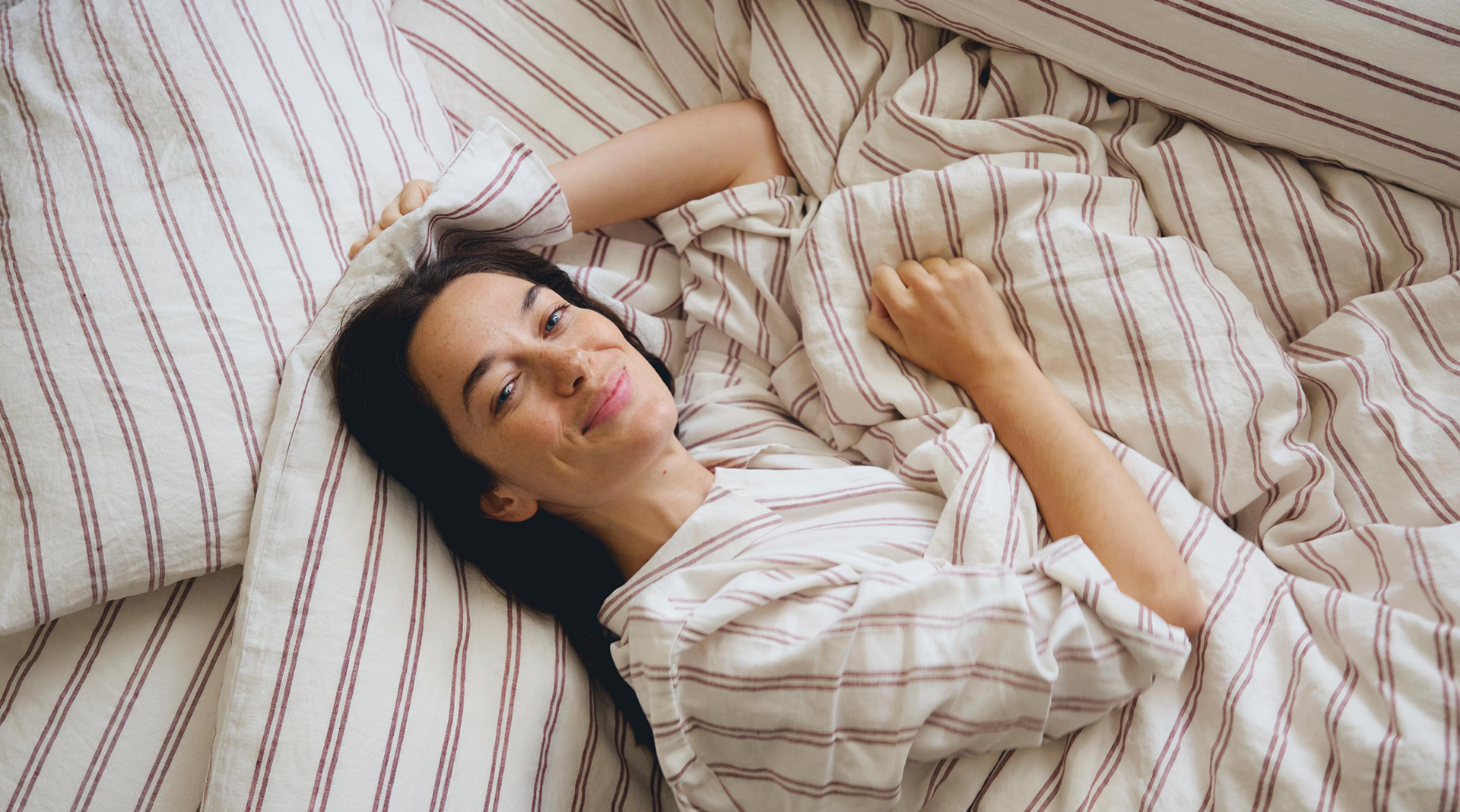 woman sleeping in bed