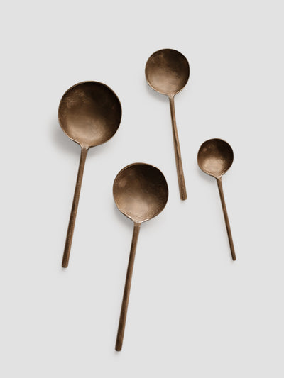 Forged Brass Measuring Spoons Set of 4