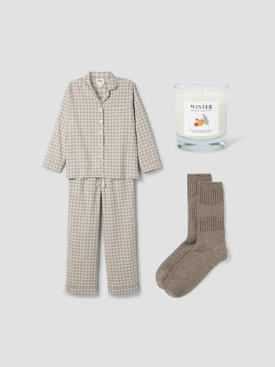 Luxury Cosiness: Mushroom Lovely Linen PJ Bundle