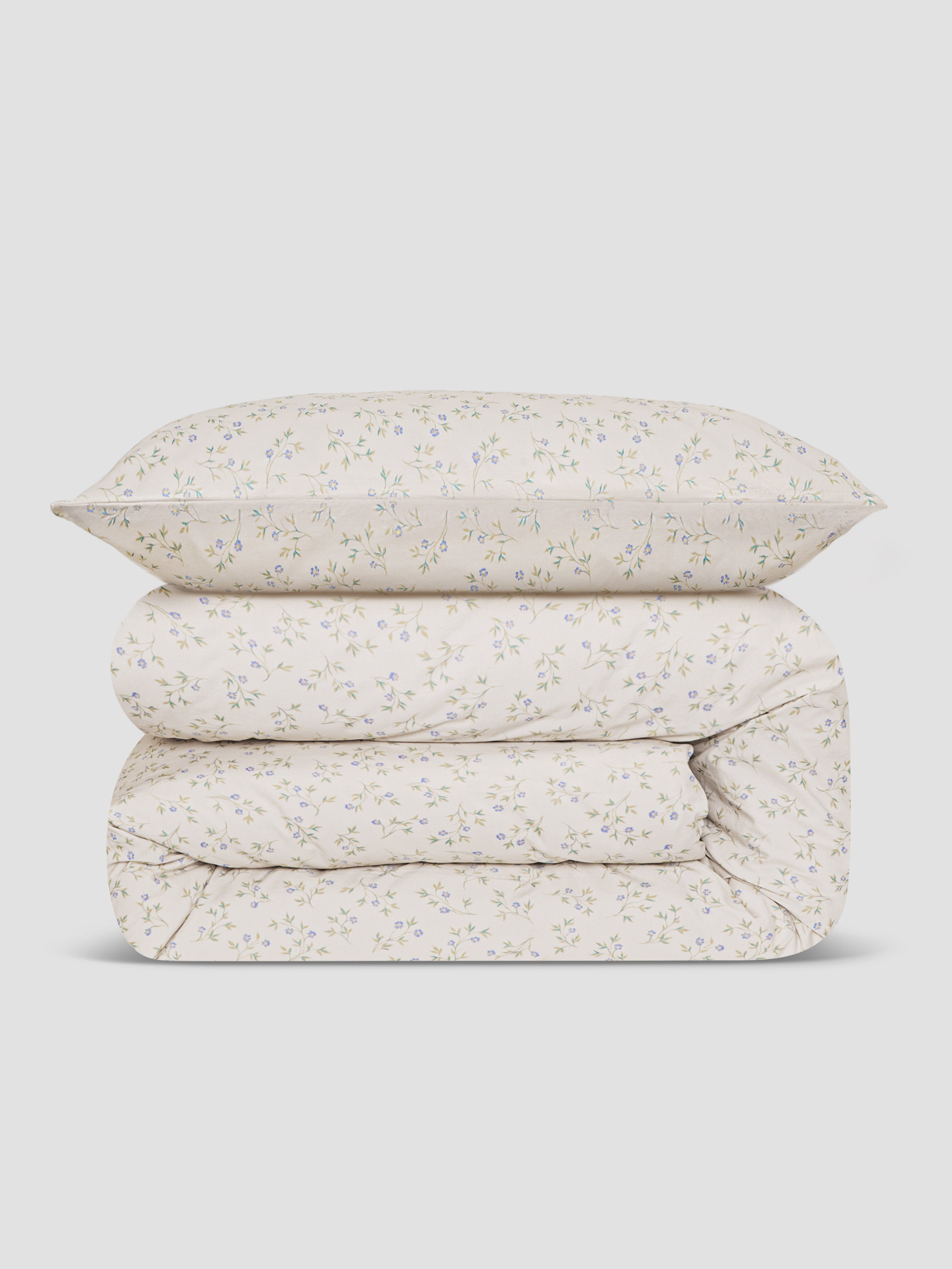 Spring Sprig Floral Cotton Bedding Set