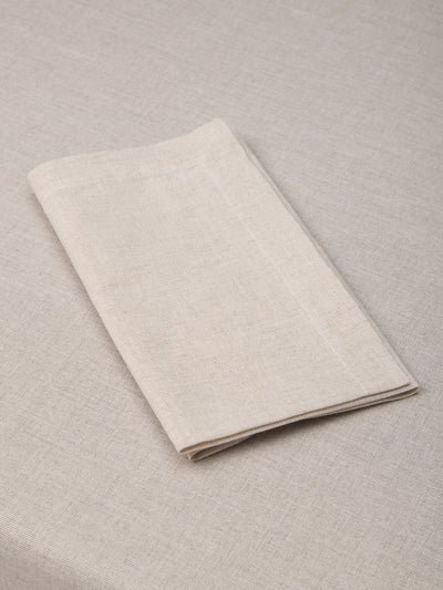 Oatmeal 100% Linen Napkins Set of 4