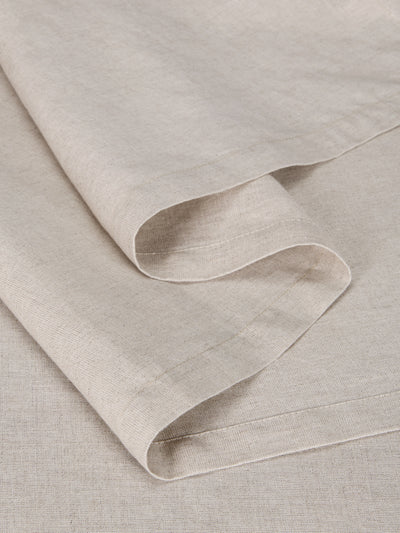 Oatmeal 100% Linen Table Runner
