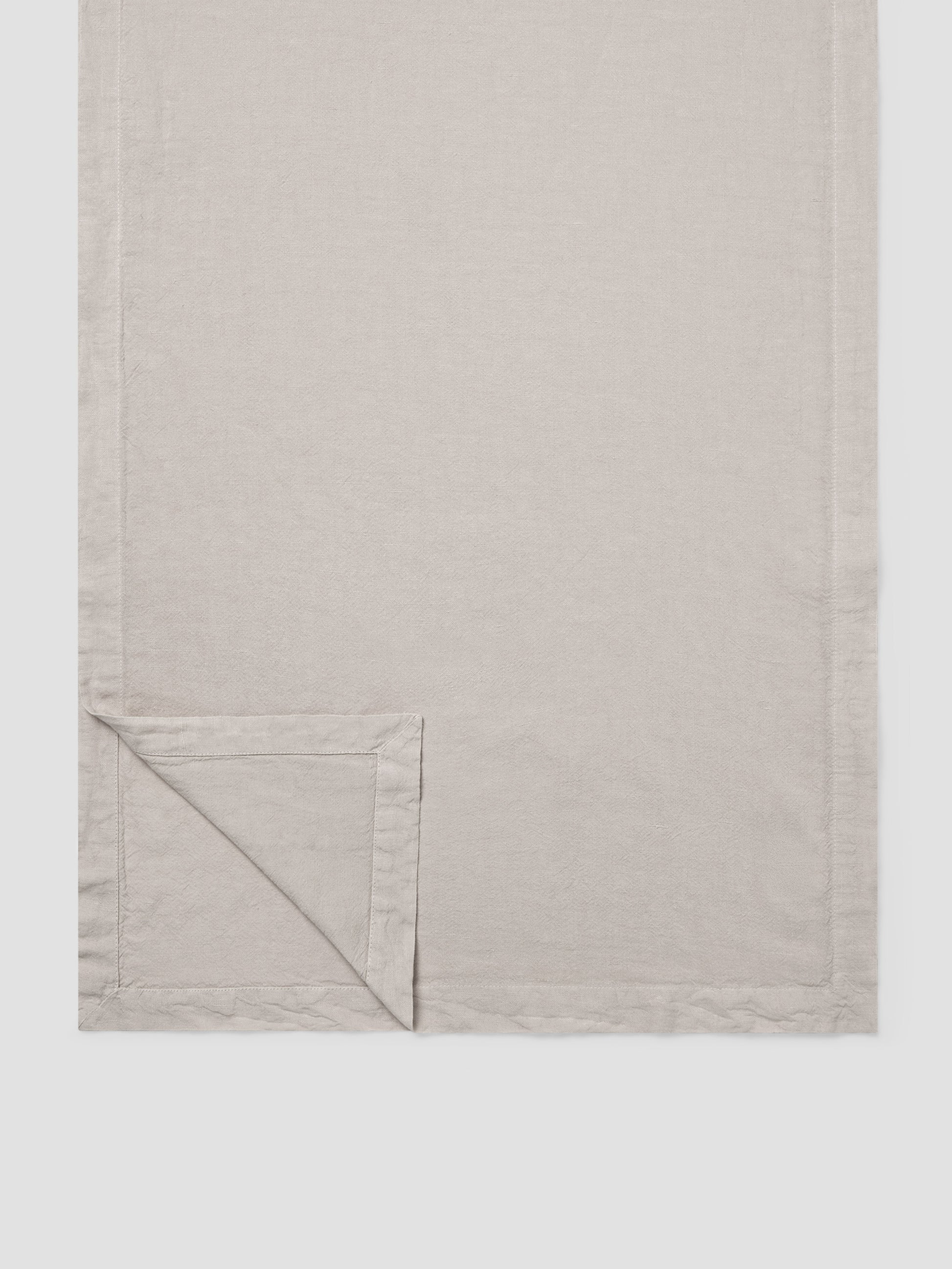 Oatmeal 100% Linen Table Runner