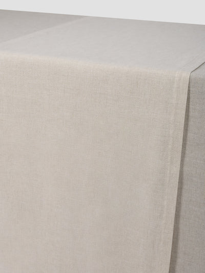 Oatmeal 100% Linen Table Runner