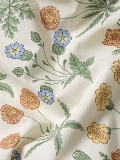 Sage & Mindful Cream Daisy Cotton Duvet Set - alternate image