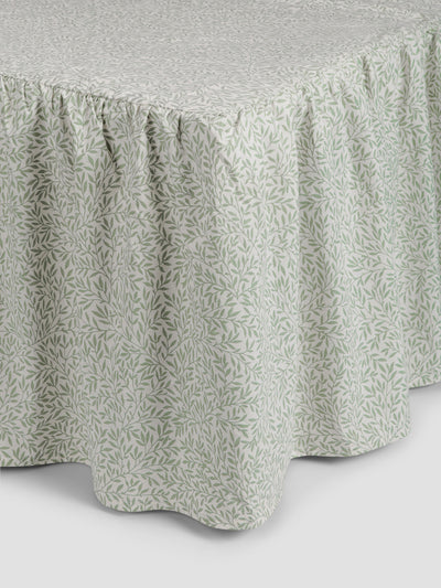 Mellow Green Standen Cotton Valance