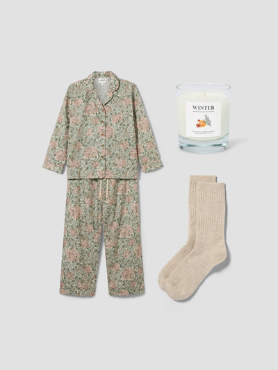 Luxury Cosiness: Morris & Co Honeysuckle Lovely Cotton PJ Bundle