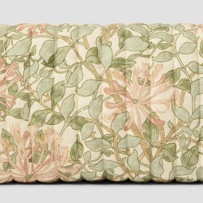 Soft Sage Honeysuckle 100% Linen Wash Bag - alternate image