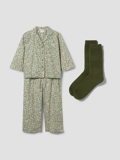 M&Co Oak Cosy Cotton PJ Bundle