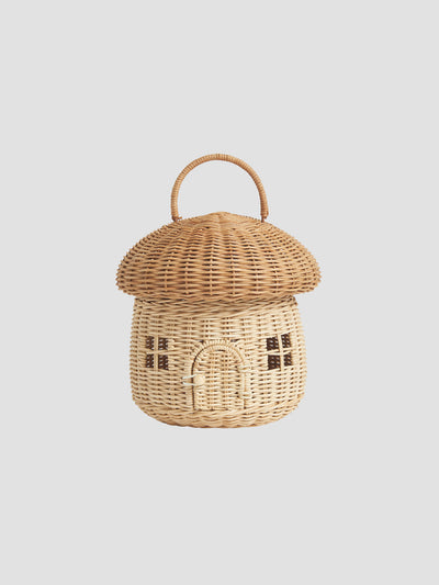 Oatmeal Mushroom Basket