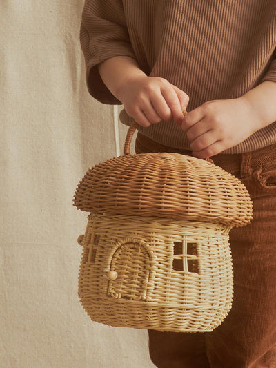 Oatmeal Mushroom Basket