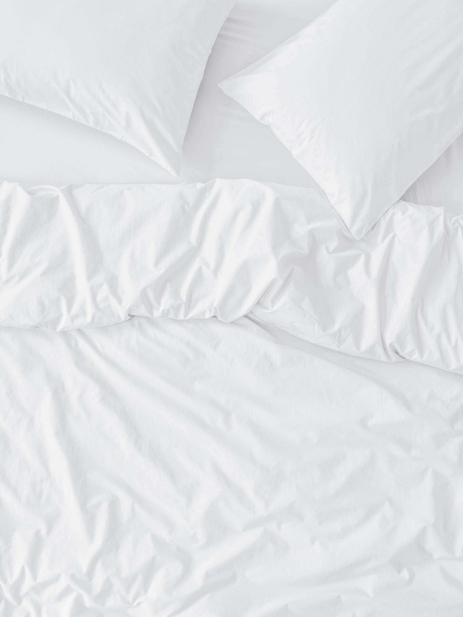 Washed Cotton Percale Duvet Cover
