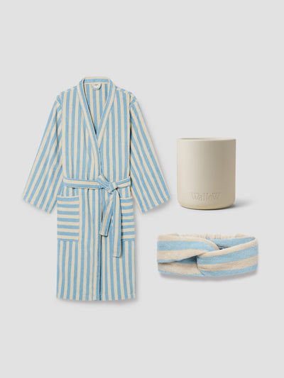 Coastal Blue Relaxation Robe Set