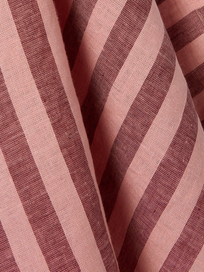Rhubarb & Rose Pembroke Stripe Linen Blend Tea Towel - alternate image