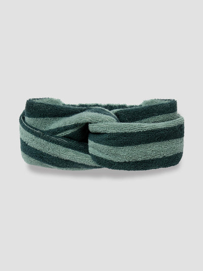 Pine GreenPembroke Stripe Cotton Headband
