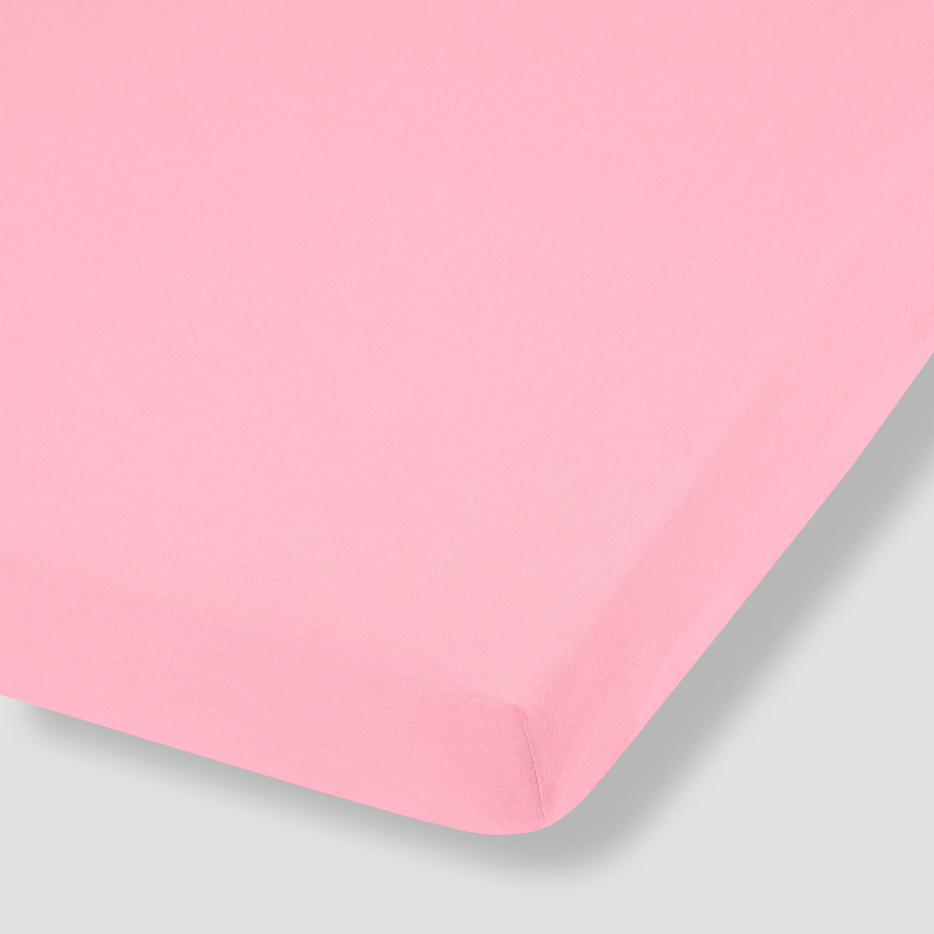 Pink Bloom Kids Linen Blend Fitted Sheet Piglet in Bed UK