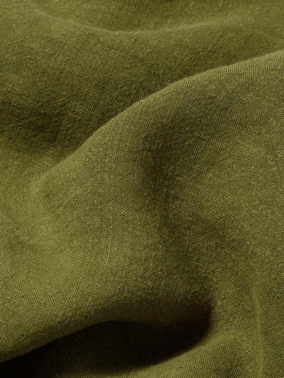Botanical Green 100% Linen Pillowcases (Pair)