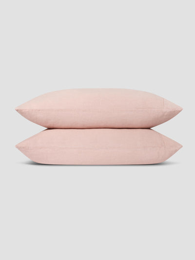 Rose 100% Linen Pillowcases (Pair)