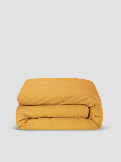 Honey Linen Blend Duvet Cover