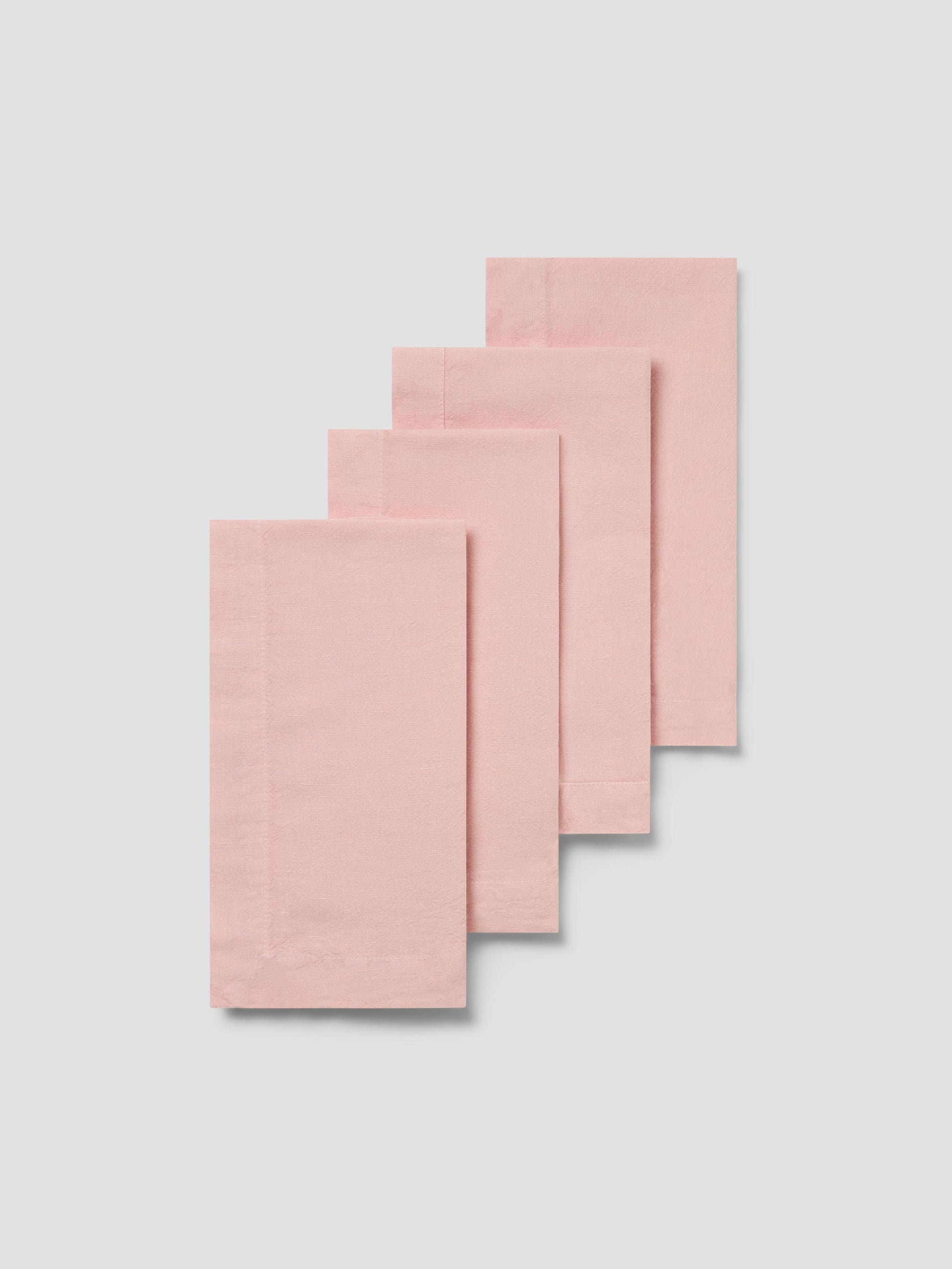 Rose Linen Blend Napkins Set of 4