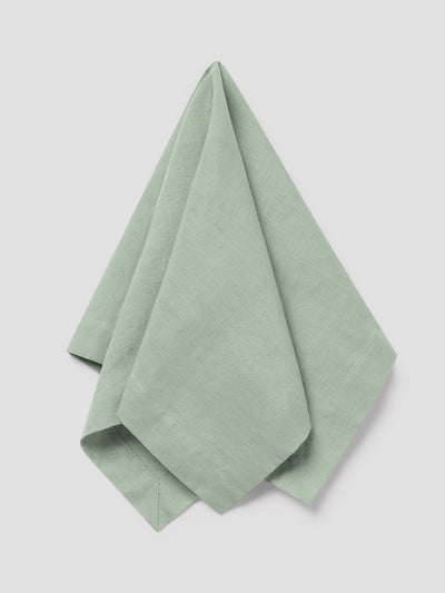 Sage Green 100% Linen Napkins Set of 4 - alternate image