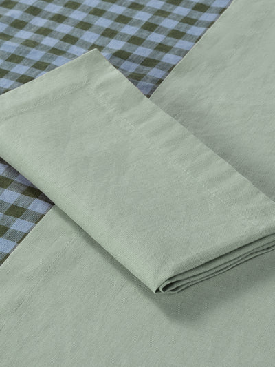 Sage Green 100% Linen Napkins Set of 4