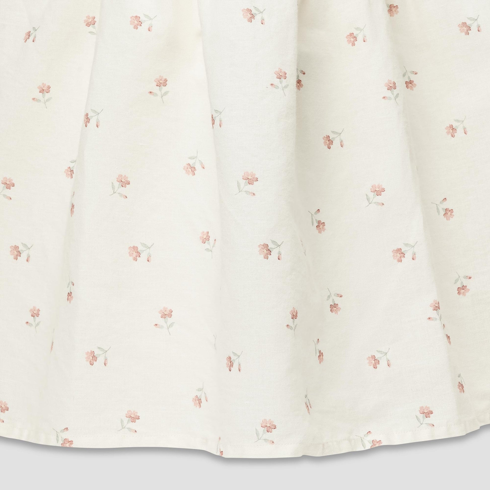 Pearl Posy Bud Linen Blend Valance