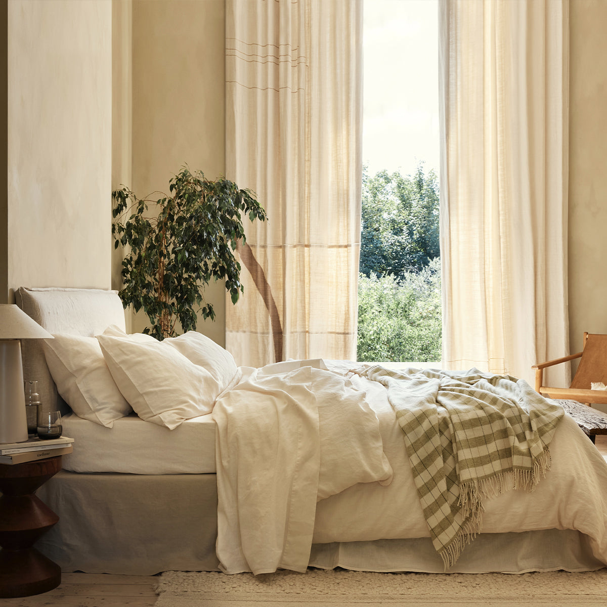 Pearl 100% Linen Duvet Cover