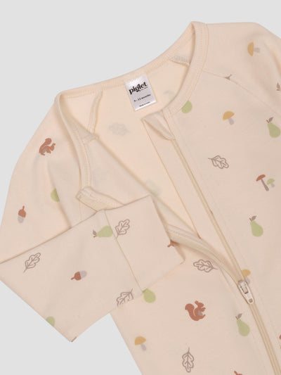 Chalk Long Sleeve Sleepsuit