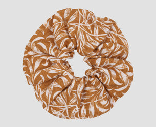 Sussex Rush Willow Boughs Linen Scrunchie