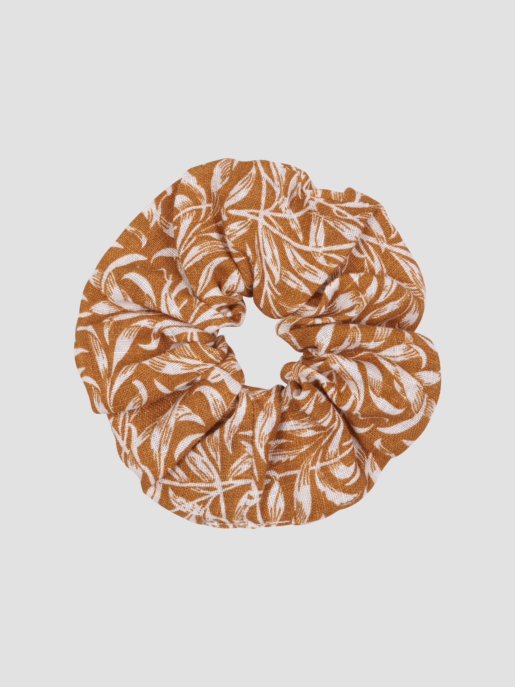 Sussex Rush Willow Boughs Linen Scrunchie
