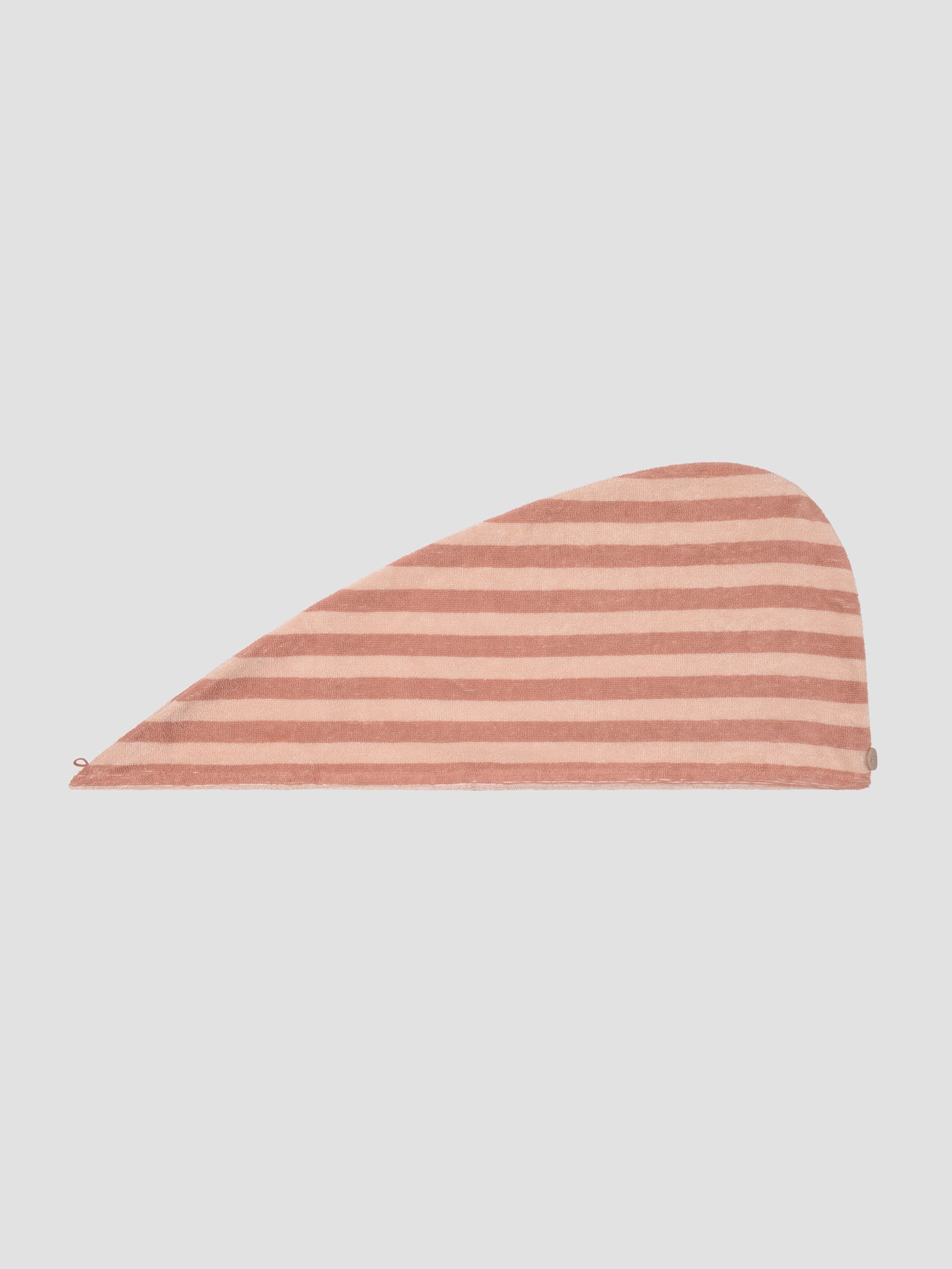 Shell Pembroke Stripe Cotton Hair Wrap