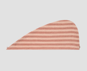 Sand Shell Pembroke Stripe Cotton Hair Wrap