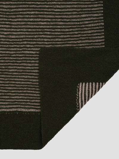 Cedar Green Knitted Throw