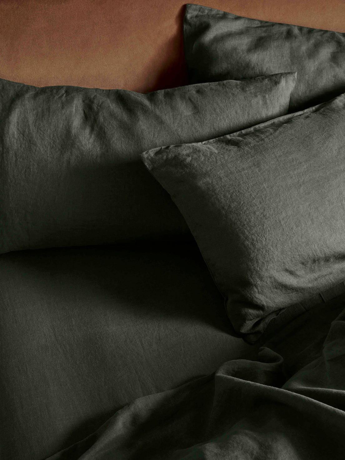 Fern Linen Blend Fitted Sheet