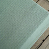 Ash Green Basketweave Cotton Mat