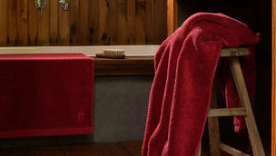 Mineral Red Organic Cotton Bath Mat