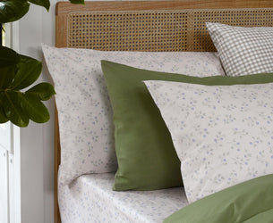 Spring Sprig Cotton Pillowcases (Pair)