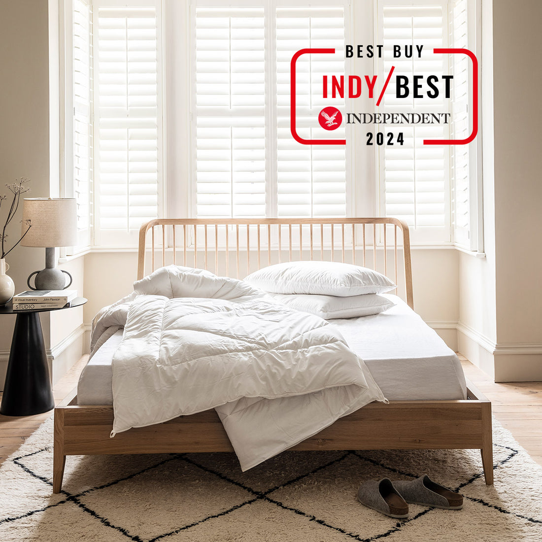 Merino Wool Duvet Piglet in Bed UK