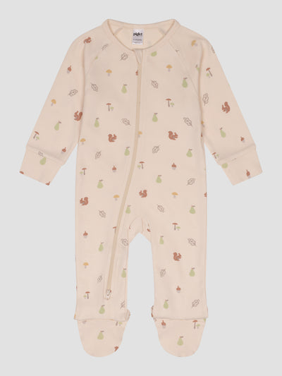 Chalk Long Sleeve Sleepsuit