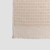 Birch Basketweave Cotton Towel Fringe Detail
